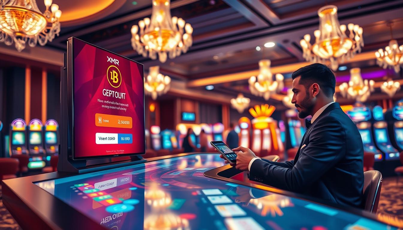 XMR casino deposit tutorial