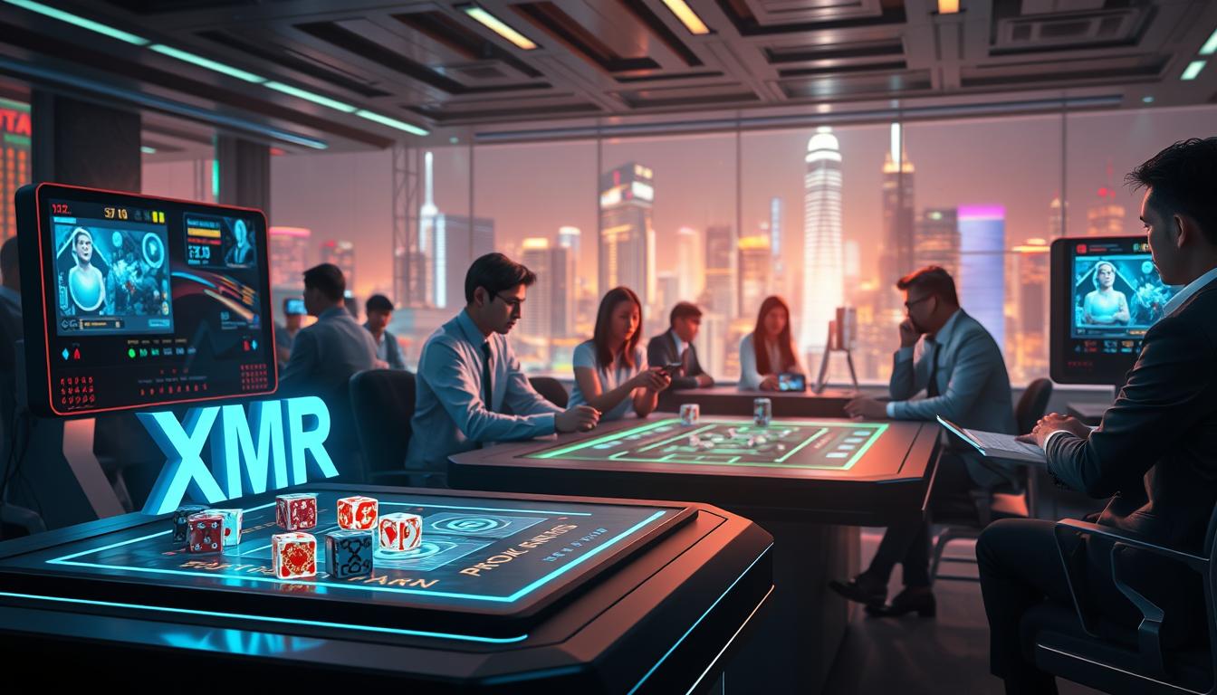 What are provably fair XMR games?